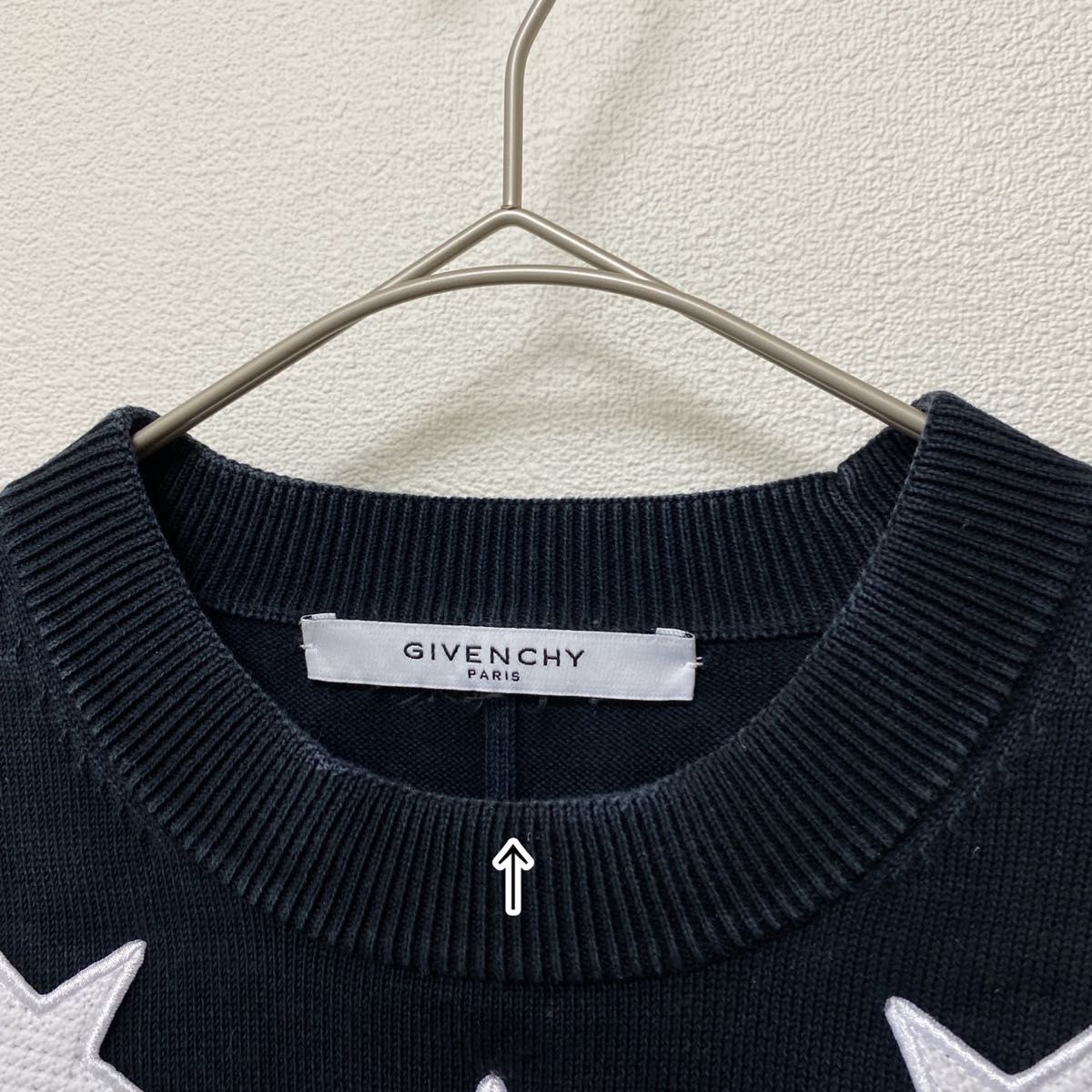 GIVENCHY ジバンシー スターアプライクルーネックスウェット