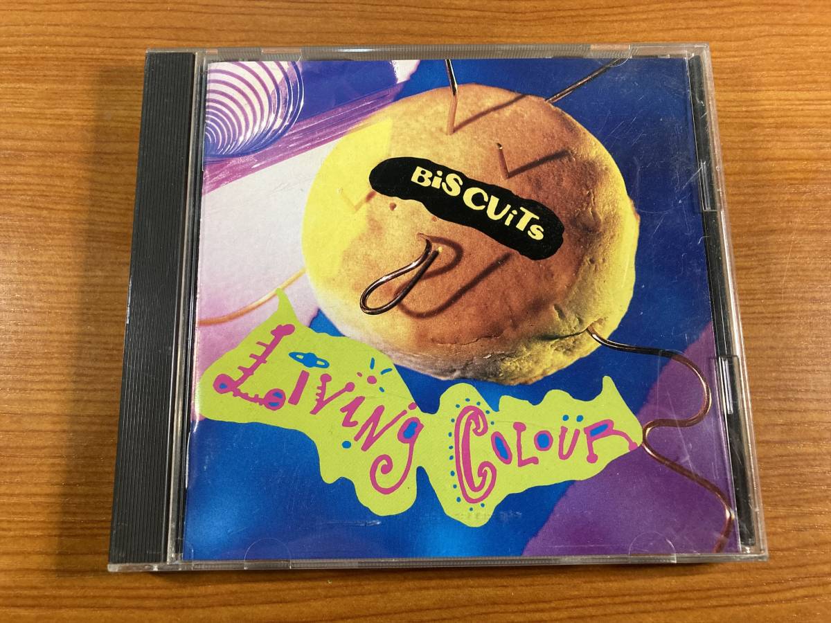 【1】M3334◆Living Colour／Biscuits◆リヴィング・カラー／ビスケッツ◆国内盤◆の画像1