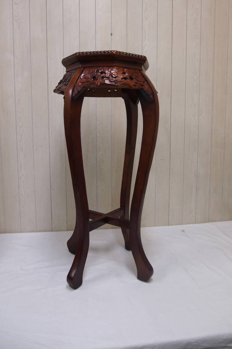 中古品☆中国製☆木製☆サイドテーブル☆３０２Ｓ４ーＪ１１５７４