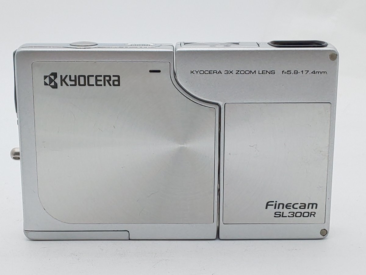 新品入荷 KYOCERA Finecam FINECAM SL300R SILVER デジタルカメラ