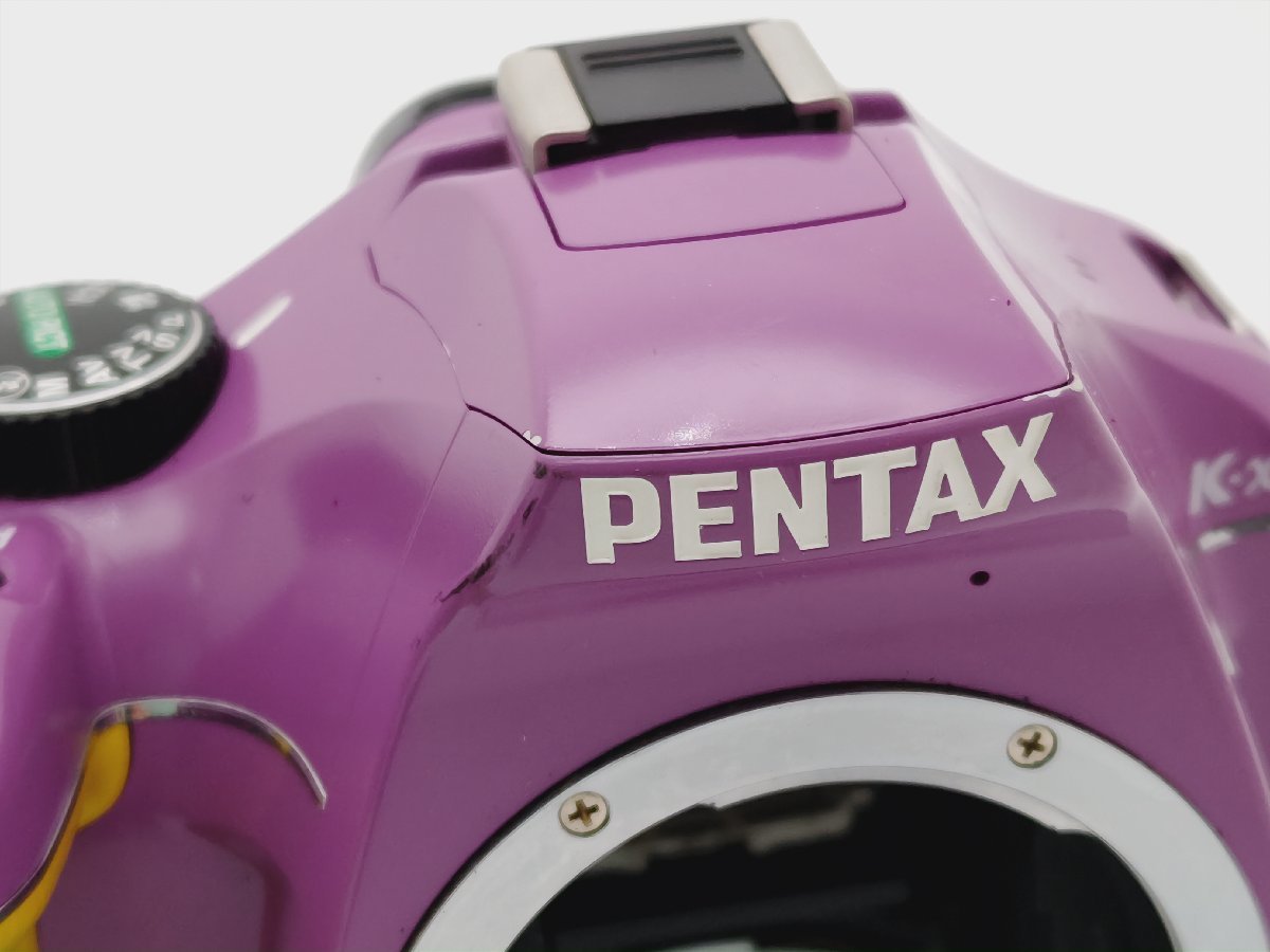 PENTAX K-x SR SMC PENTAX-DAL F3.5-5.6 AL パープル＆イエロー ペンタックス 単三電池で動きます_画像10