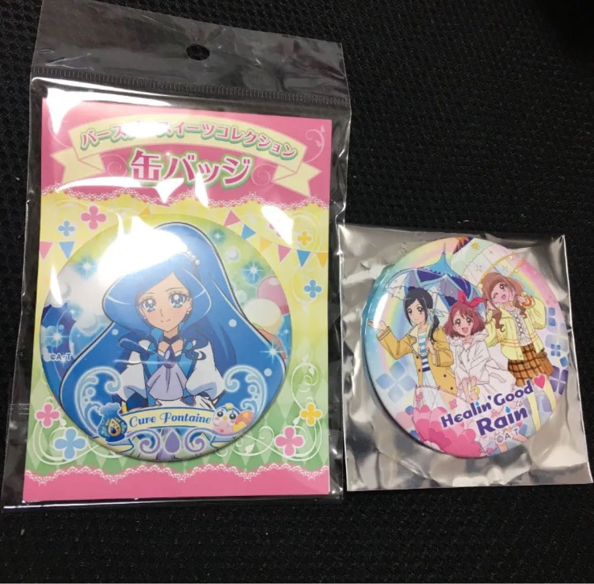 プリキュア　キュアフォンテーヌ　沢泉ちゆ　缶バッジ