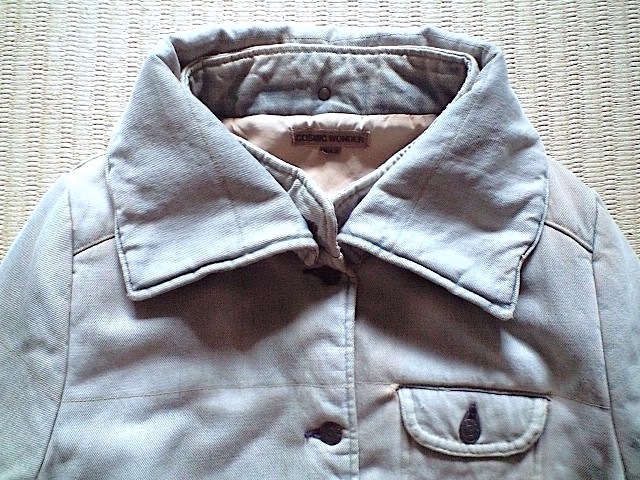 即決 COSMIC WONDER 初期の特徴的な襟の デニム 中綿 ジャケット G