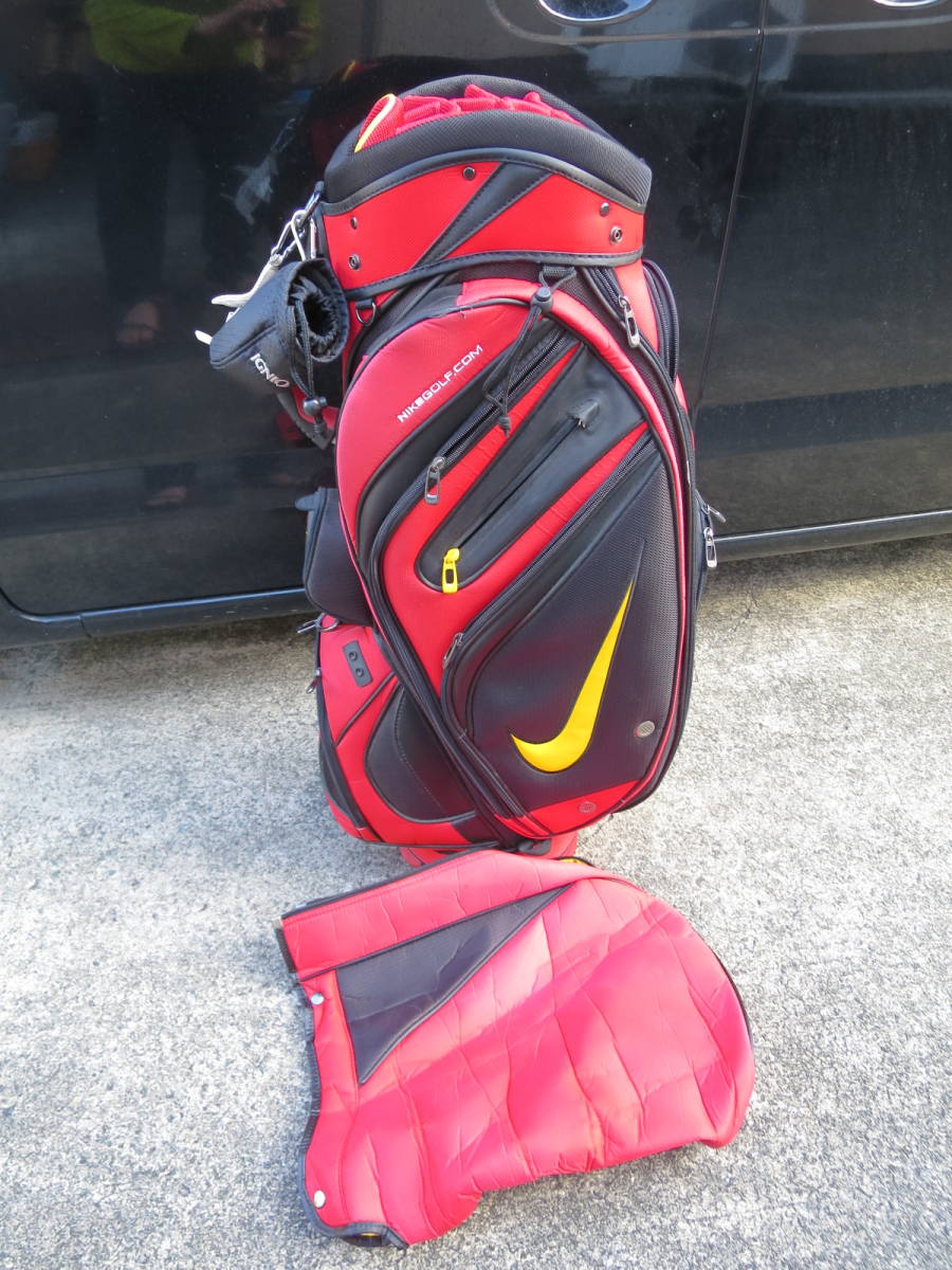 NIKEGOLF/ Nike Golf a attrition сhick Cart bag caddy bag Junk 