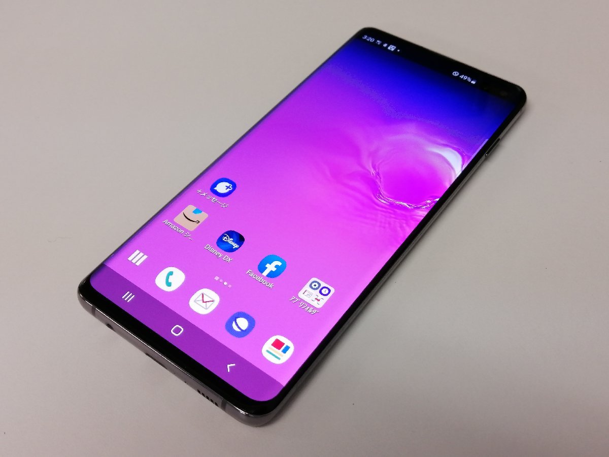 ドコモ SC-04L GALAXY S10+ ブラック SIMフリー