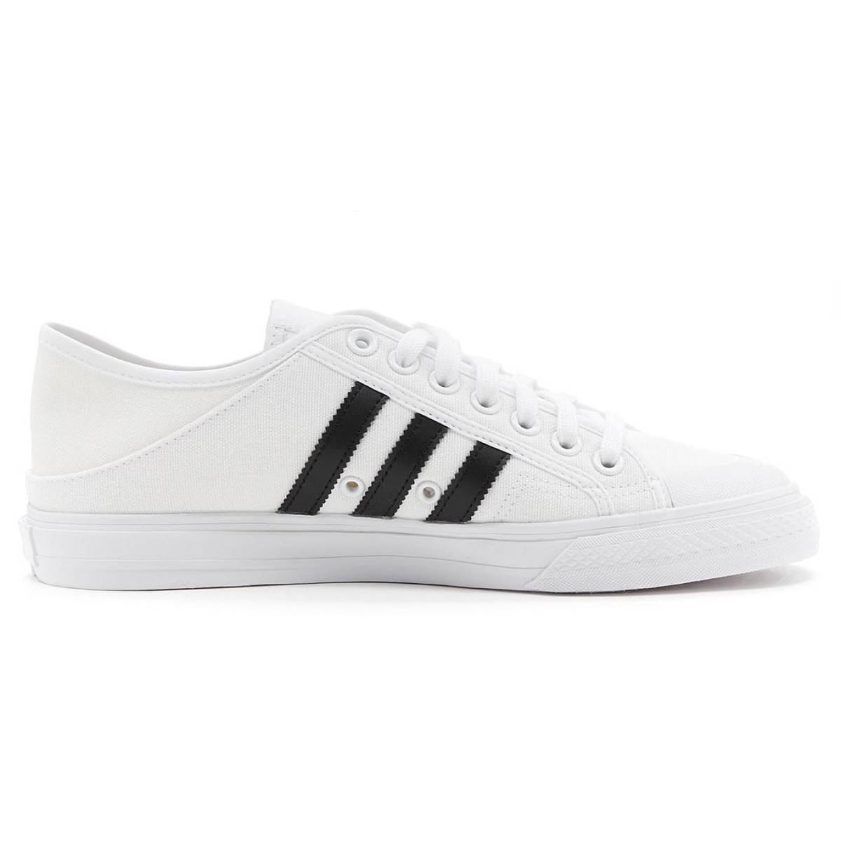 *adidas COLLAPSIBLE NIZZA LO white / black 24.5cm Adidas collapsible nitsa low 2way specification H67375