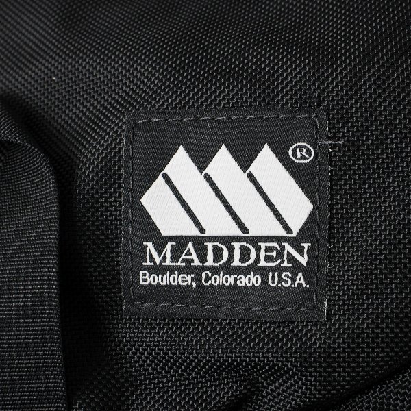 MADDEN メデン ナイロン バックパック /ブラック 黒 リュックサック USA製【2400013204583】_画像9