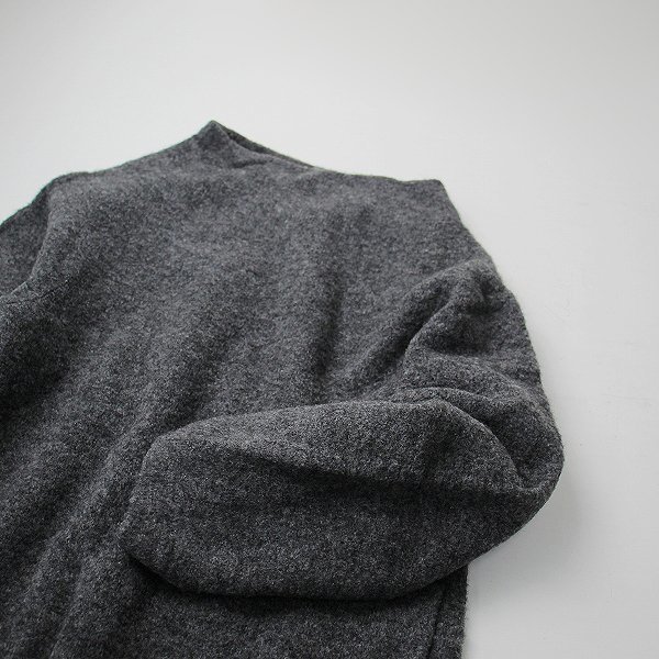 unfil アンフィル yak & extrafine merino blend knit dress ヤクメリノウール ニットドレス 1/グレー ワンピース【2400013225892】