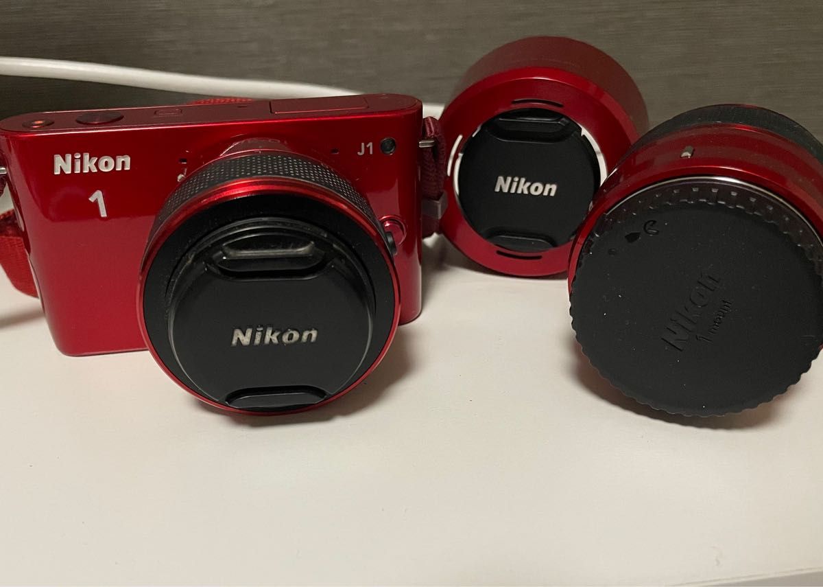 Nikon NIKON 1 J1 Wズームキット RED デジタルカメラ culto.pro