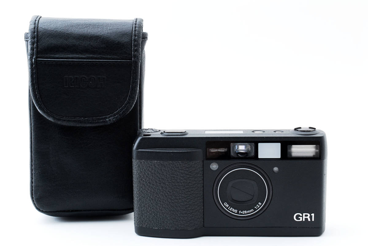 【良品】RICOH GR1 GR LENS 28mm F2.8 Film Camera Black 1146416