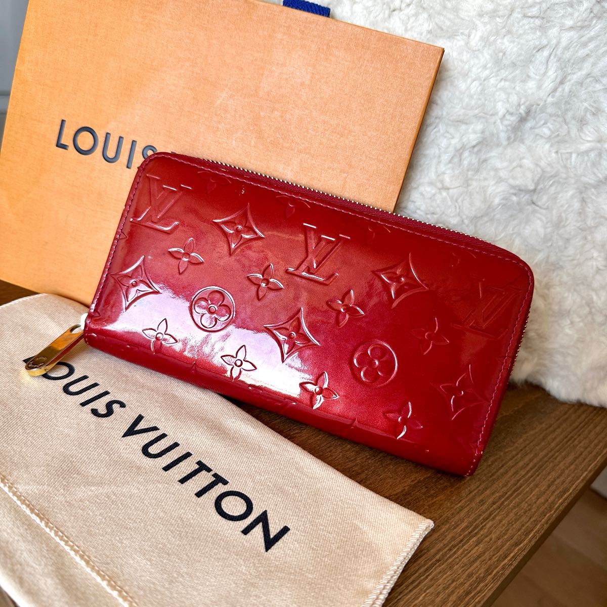 在庫処分大特価!!】 LOUIS ルイヴィトン ヴェルニジッピー長財布