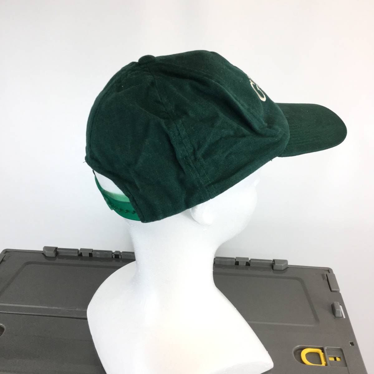 90s GUESS USA Guess 6 panel колпак шляпа зеленый свободный размер 
