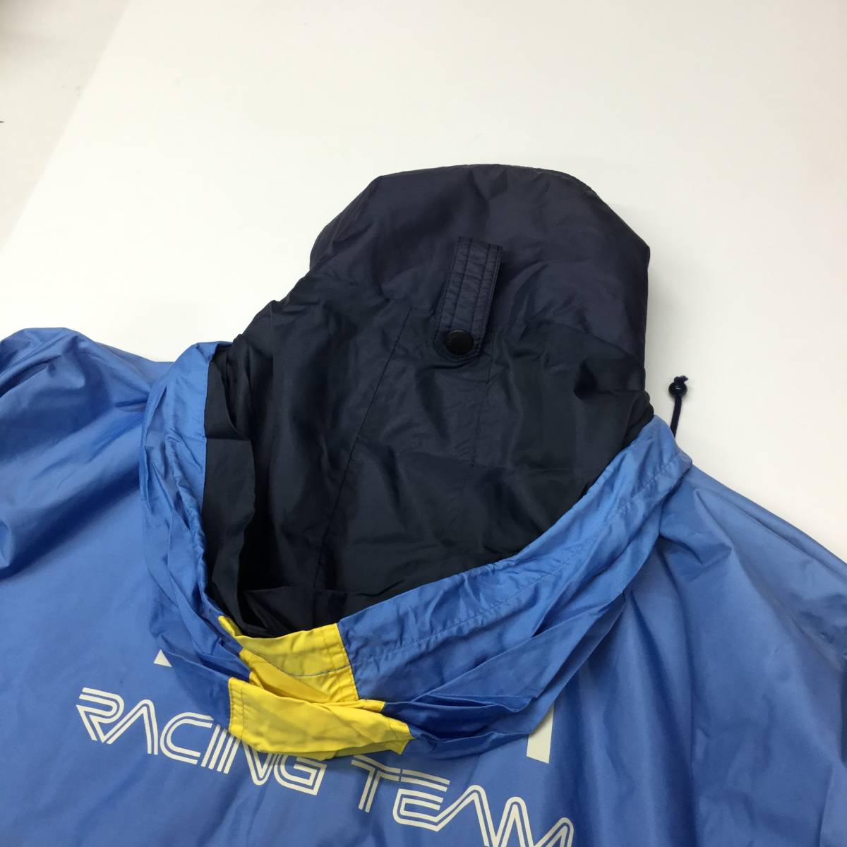 ヤマハレーシング YAMAHA RACING ナイロンパーカー 水色 Mサイズ 80s