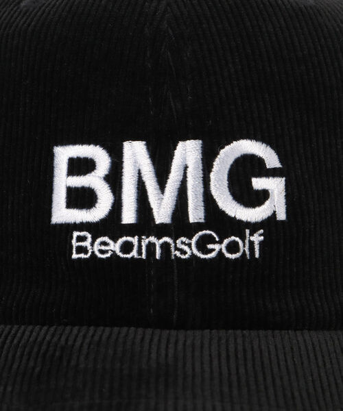 未使用 ビームスゴルフ BEAMS GOLF ORANGE LABEL コーデュロイ BMG ロークラウン キャップ ブラック メンズ57-59cm_画像2