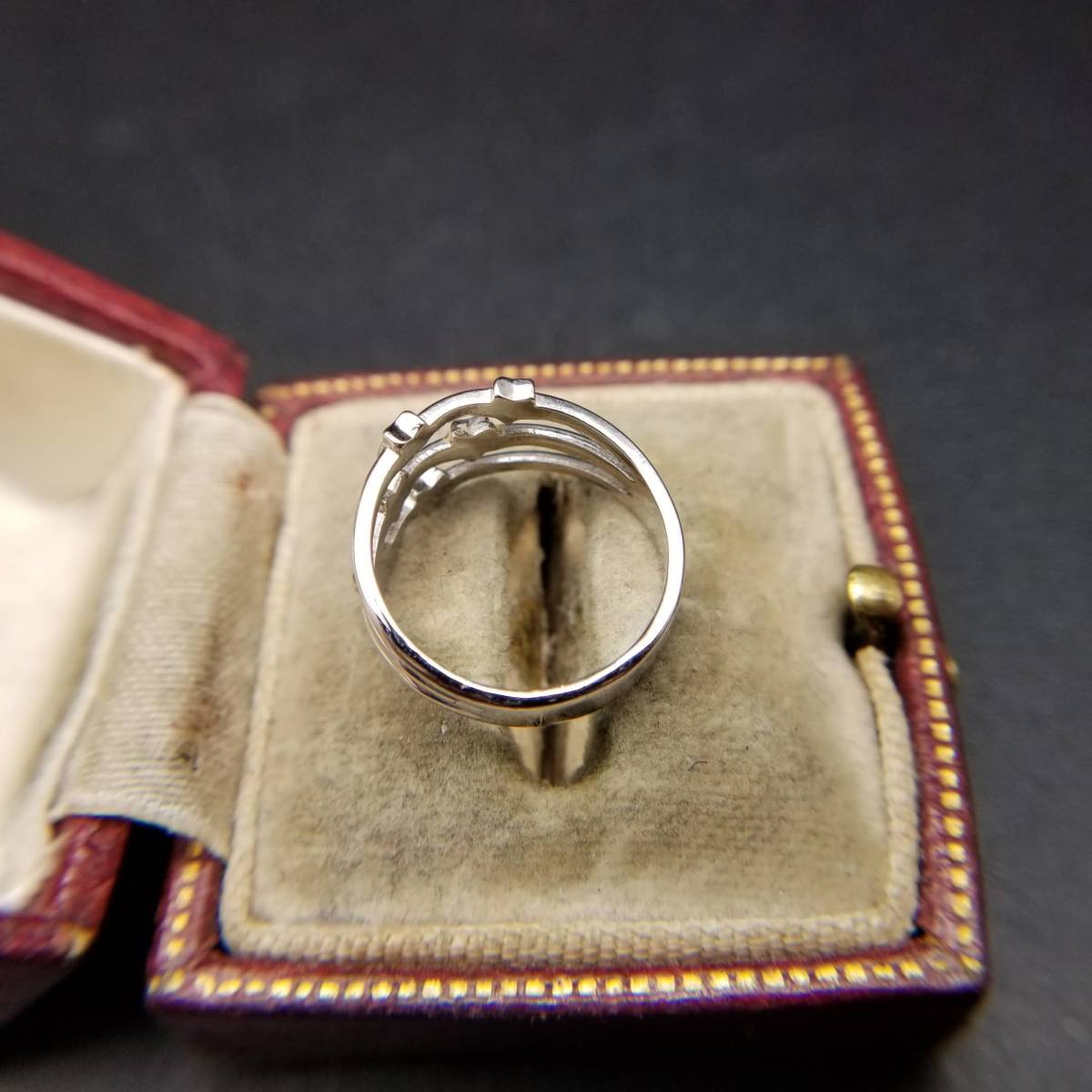 AVON звезда месяц серебряный цветный американский Vintage кольцо 3 полосный re year кольцо Vintage костюм ювелирные изделия 
