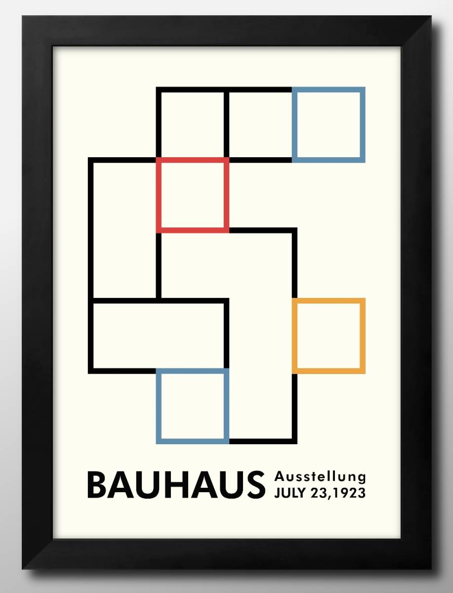 11867■送料無料!!A3ポスター『バウハウス BAUHAUS』北欧/韓国/絵画/イラスト/マット_画像1