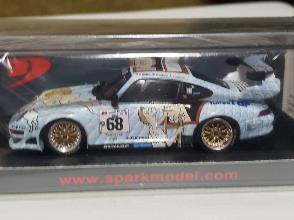 新品 1/43 スパーク SPARK Porsche 911 GT2 No.68 Le Mans 1998　ドライバー： E. Graham - J.-L. Maury-Laribiere - H. Poulain