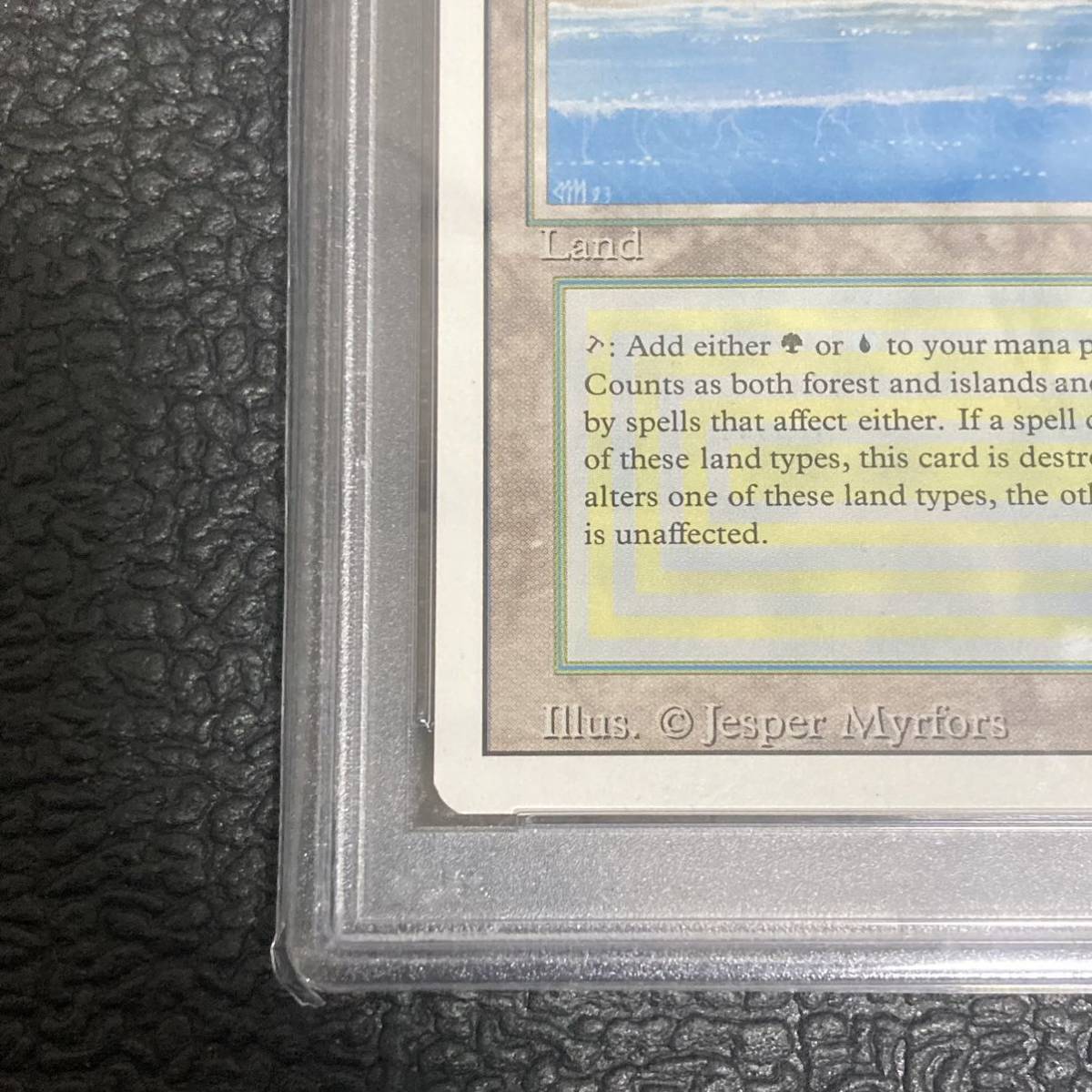【PSA鑑定品】MTG Tropical Island トロピカルアイランド マジックザギャザリング デュアルランド英語版 リバイズド revised 3ED PSA9