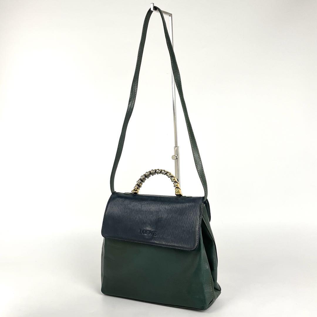 美品○LOEWE ロエベ ショルダーバッグ 2way ハンドバッグ ベラスケス