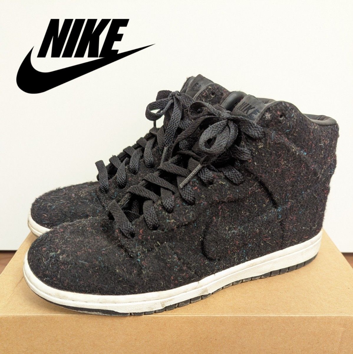 【ナイキ】WMNS DUNK HIGH SKINNY PRM スニーカー 24cm