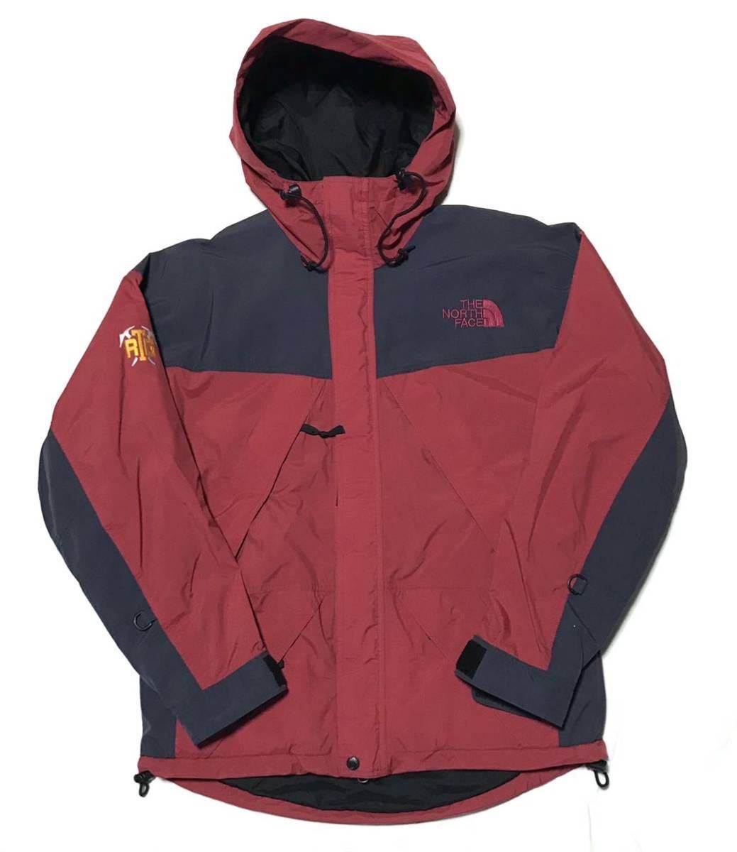 90s THE NORTH FACE マウンテンジャケット 赤 希少サイズS-