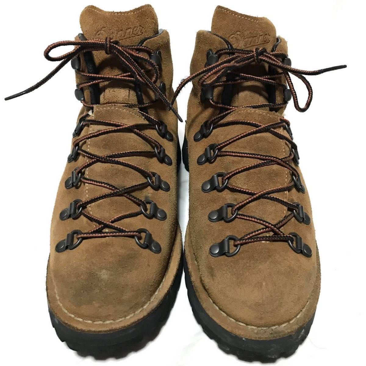 【USA製】Danner 30871 Mt Light Oiled Bob GORE-TEX Boots ダナー マウンテンライト オイルドボブ スエードレザー ブーツ US10EE/28㎝ 茶_画像5