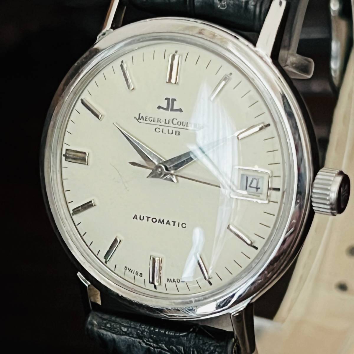 ☆動作良好 78 ジャガールクルト クラブ JAEGER LECOULTRE CLUB
