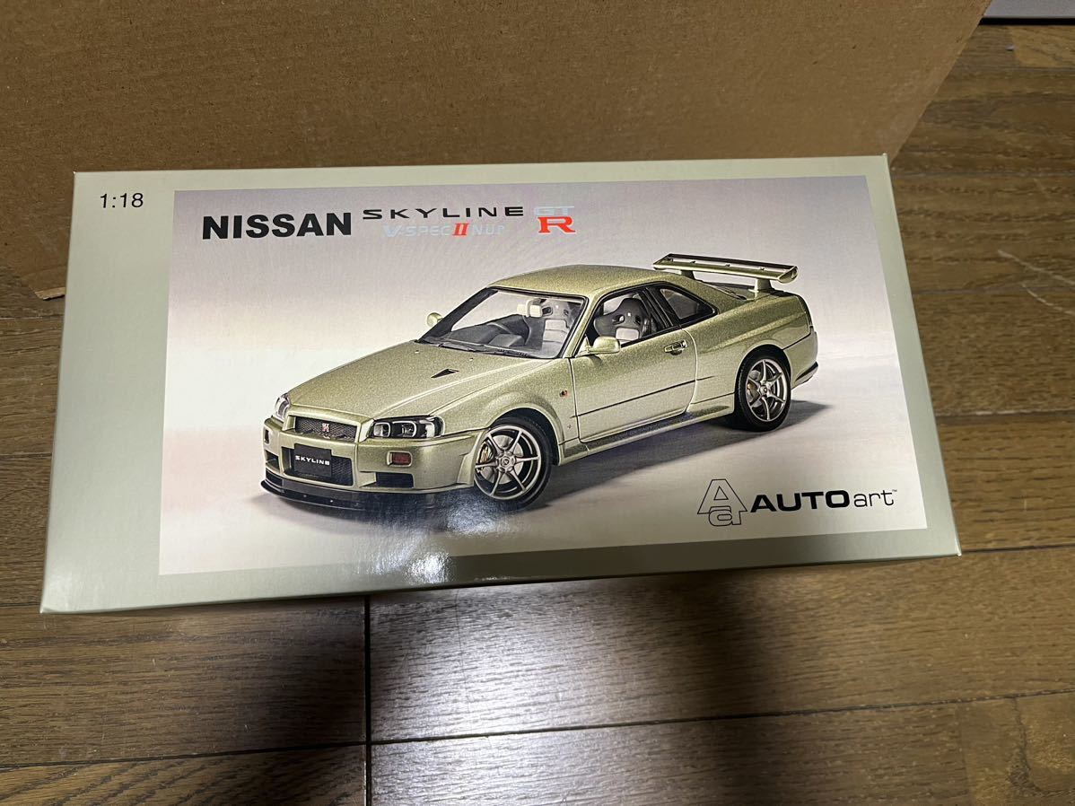 オートアート AUTOart スカイライン SKYLINE BNR34 GTR R34 GT-R V