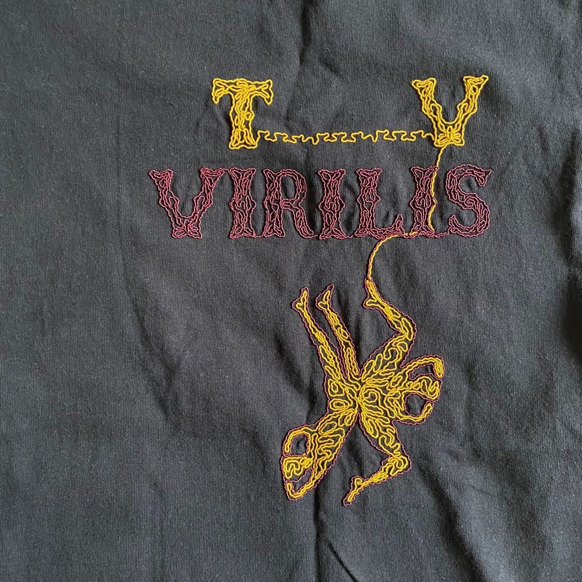 TOGA VIRILIS トーガ ビリリース 刺繍 Tee 半袖Tシャツ サイズ48