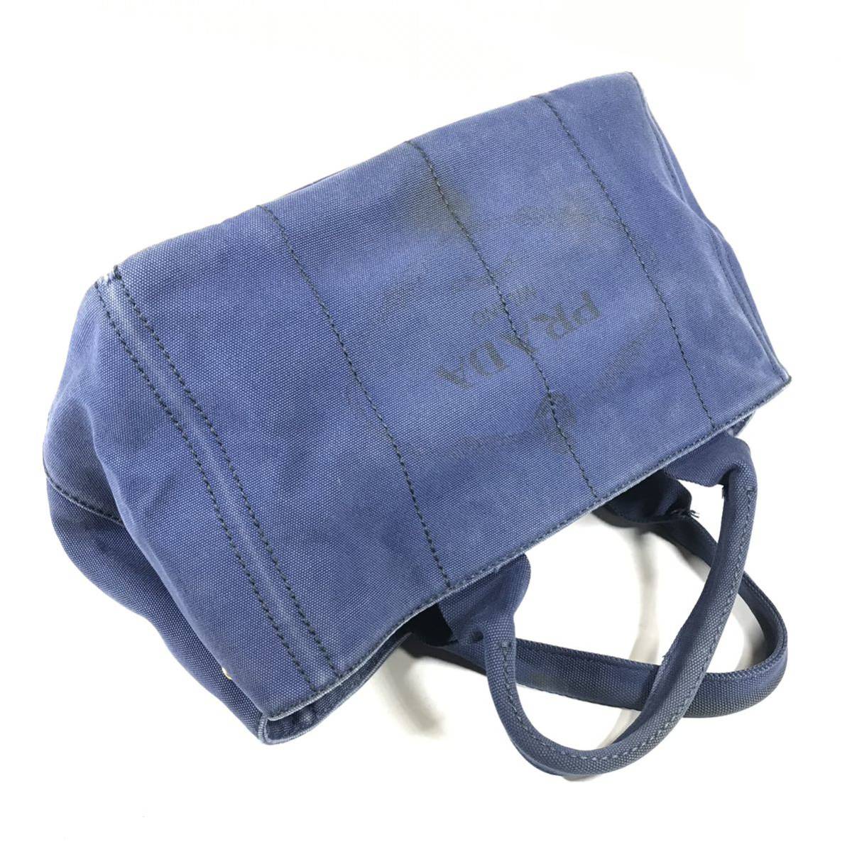 ヤフオク! - 【プラダ】本物 PRADA カナパ トートバッグ 三角...