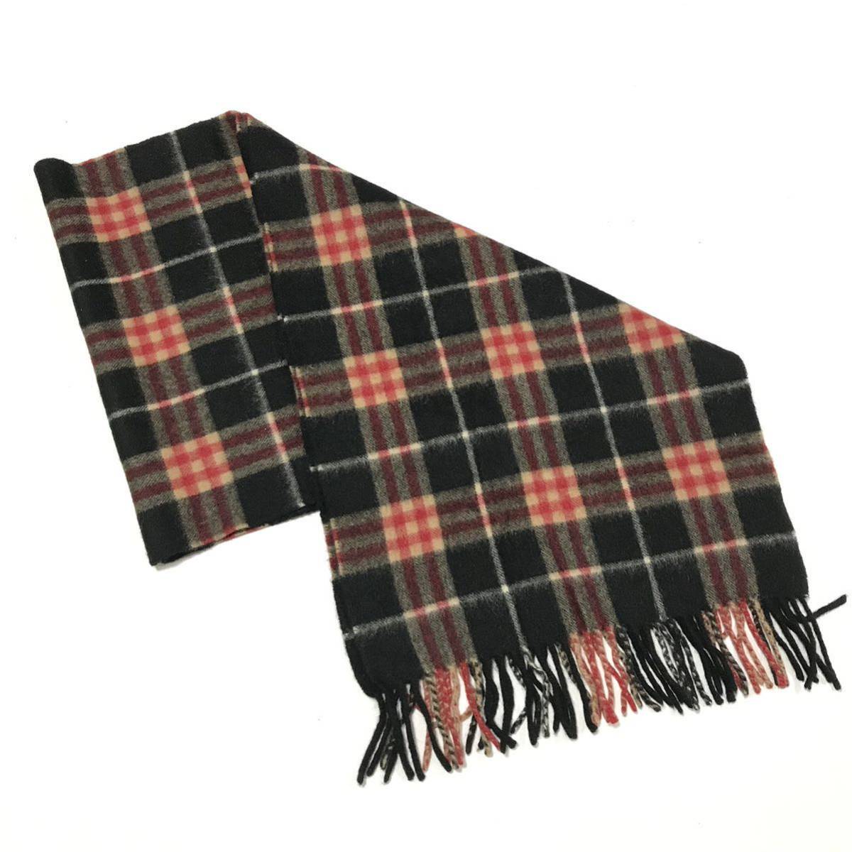 超激安 チェック柄 マフラー BURBERRY 【バーバリー】本物 全長124cm