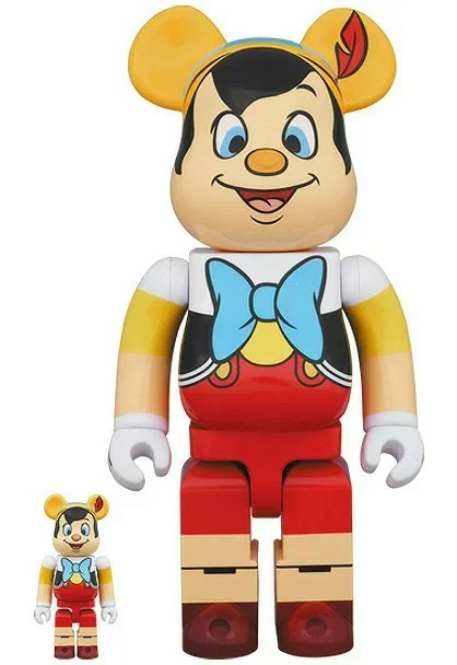 正規品! & 100％ PINOCCHIO BE@RBRICK TOY MEDICOM 400％ ピノキオ