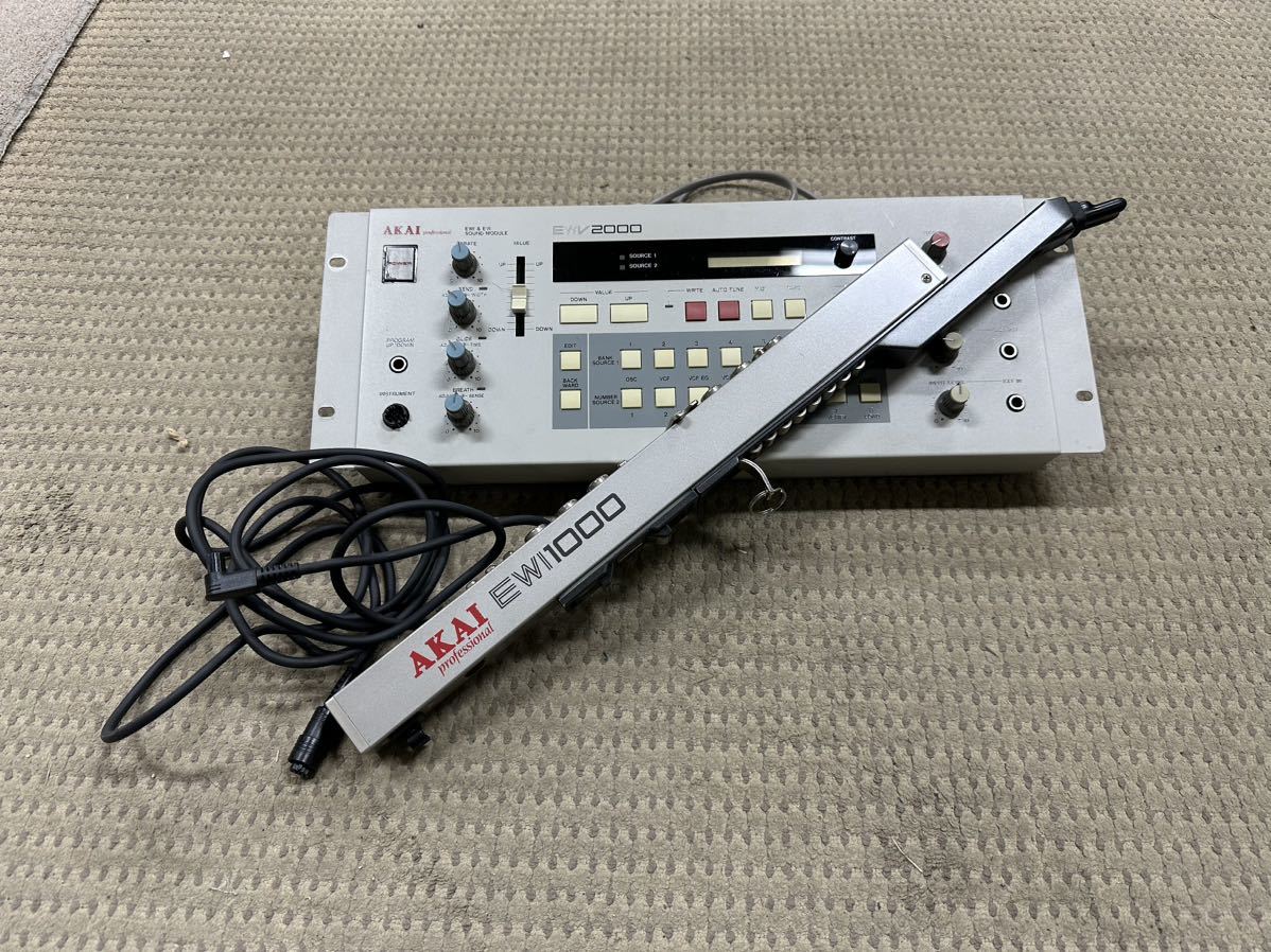 Yahoo!オークション - AKAI アカイ EWI1000 + EWV2000 ウインド Yahoo!オークション - AKAI アカイ EWI1000 + EWV2000 ウインド