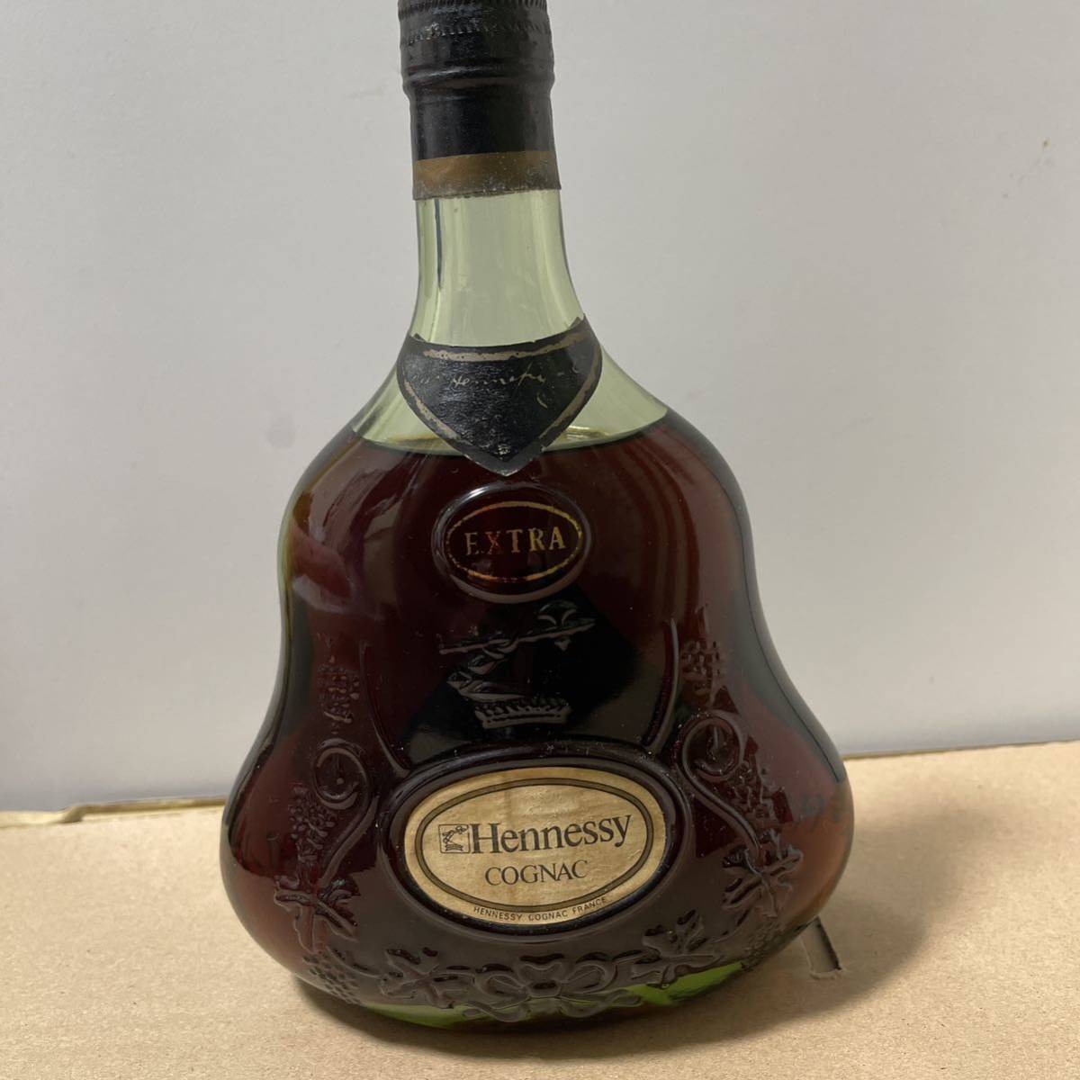 ヘネシーXO Extra グリーンボトル 金 キャップ 古酒 Hennessy