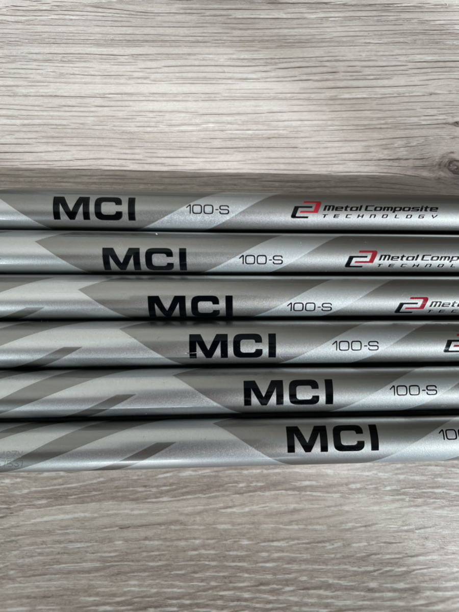 フジクラMCI 100 S 6本セット アイアン シャフト5-9.P 6本セット