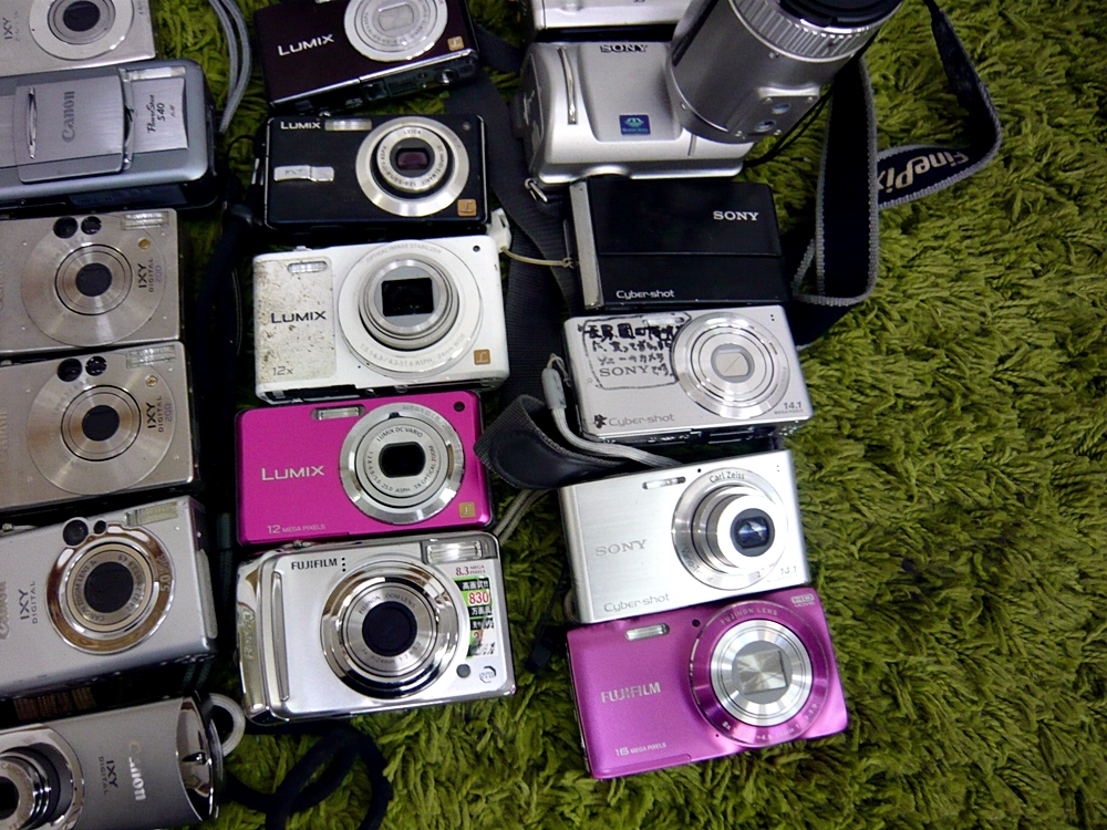 ▽大量まとめ デジタルカメラ 59台セット OLYMPUS/Kodak/SONY/PENTAX