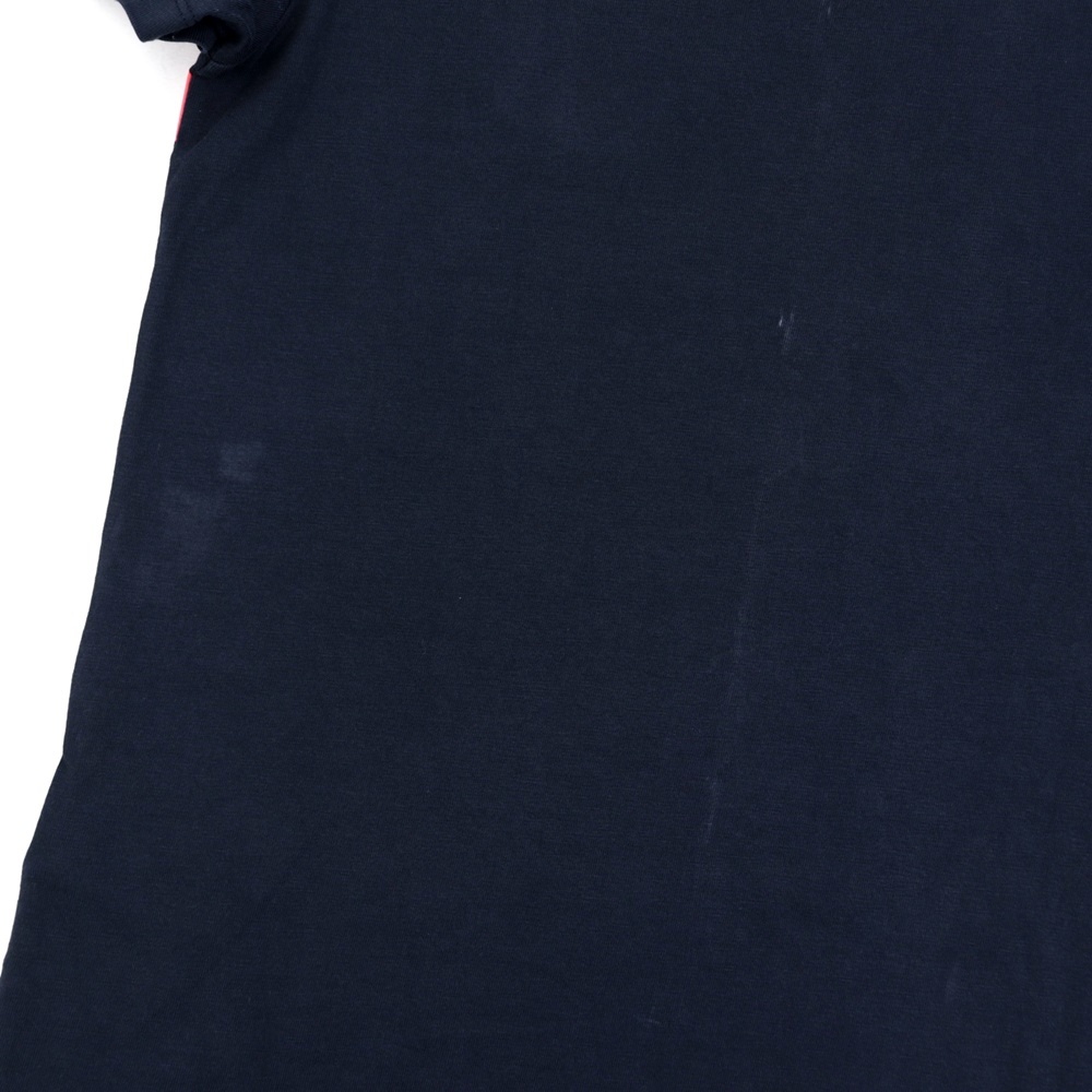美品 モンクレール 19年製 ロゴプリント クルーネック 半袖Ｔシャツ メンズ ネイビー S MONCLER_画像8