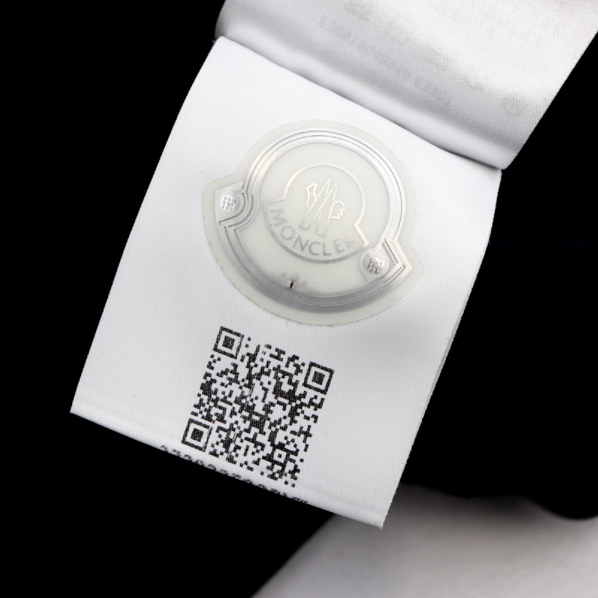 美品 モンクレール 19年製 ロゴプリント クルーネック 半袖Ｔシャツ メンズ ネイビー S MONCLER_画像5