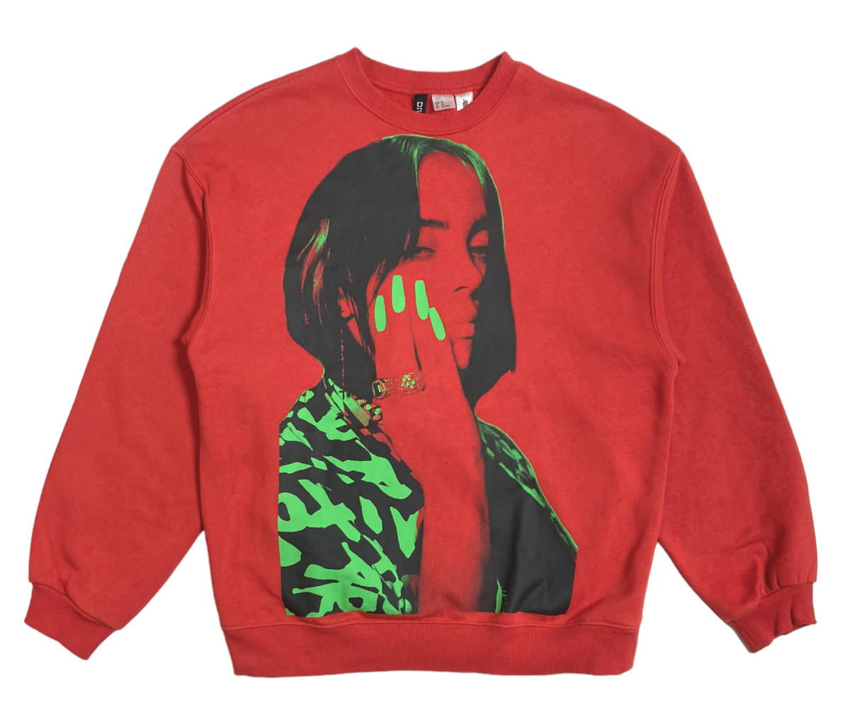 代引不可】 billie eilish HM コラボ スウェット トレーナー cerkafor.com