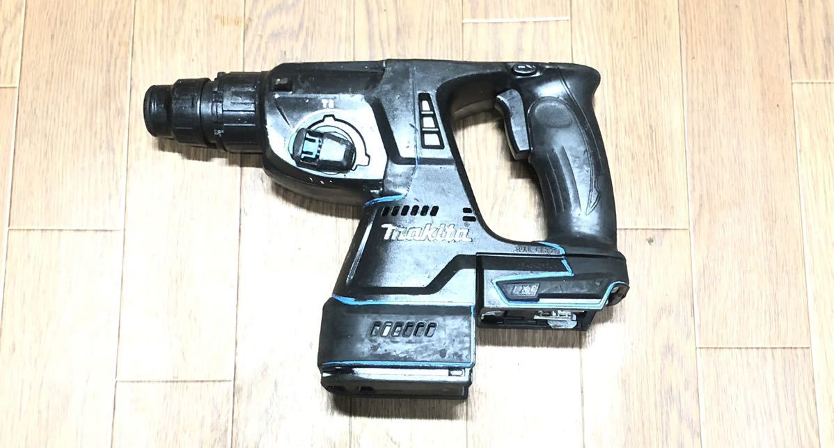 価格は安く 動作確認済 makita マキタ 24mm 充電式ハンマドリル HR244D