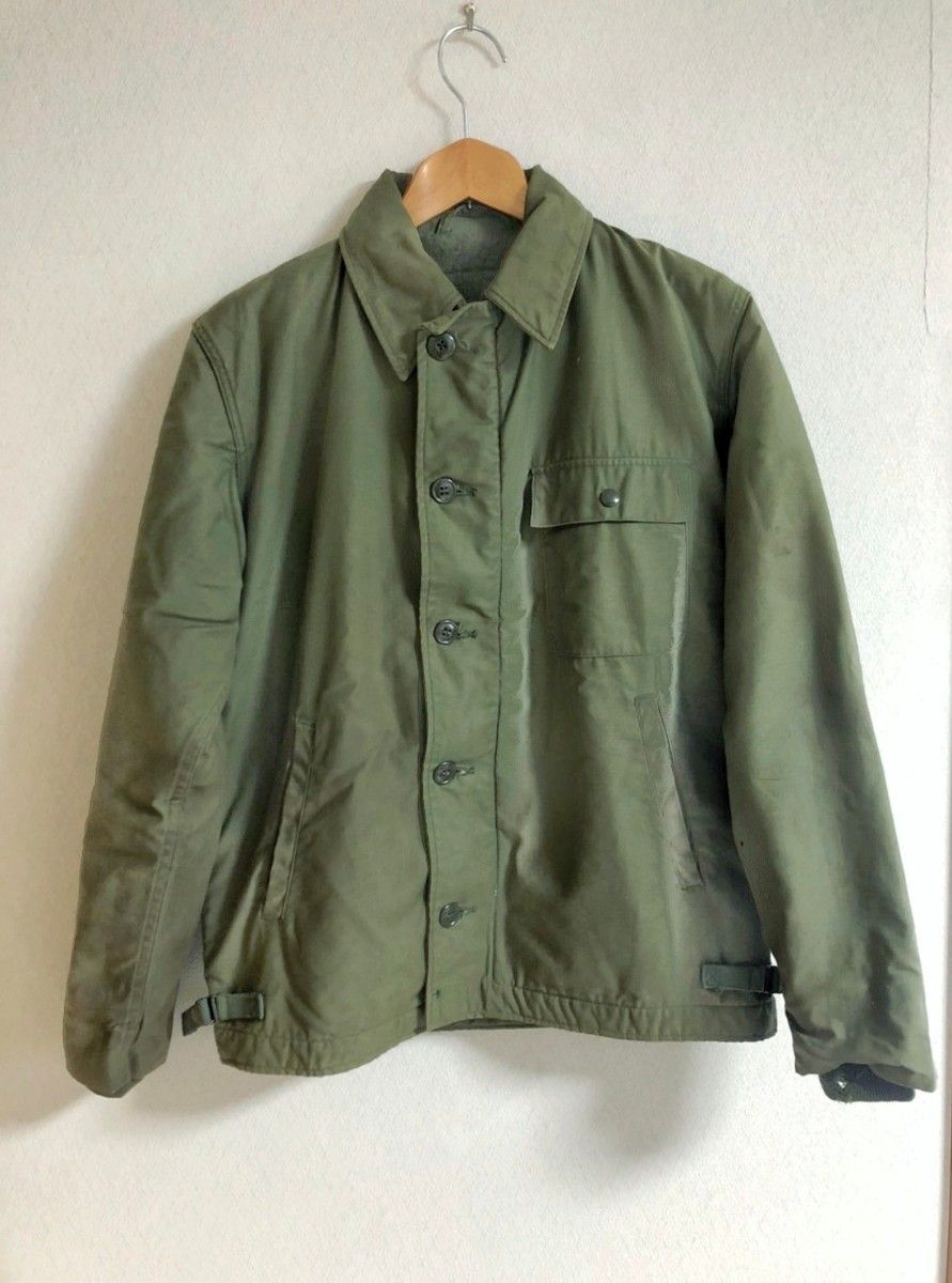 古着 80年代 US NAVY ビンテージ A-2 デッキジャケット ミリタリー
