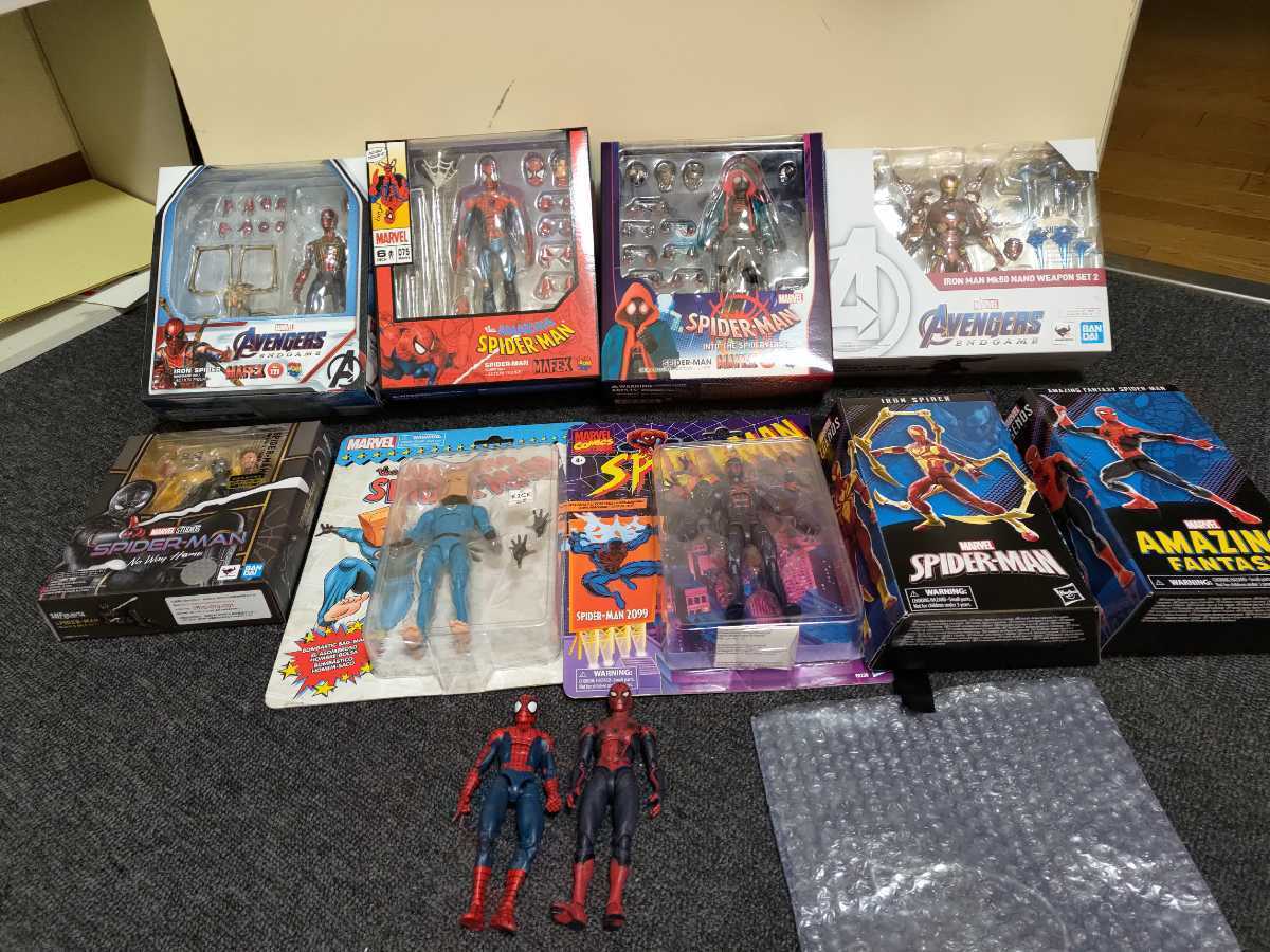 Mafex マーベルレジェンド S.H.Figuarts まとめ売り スパイダーマン