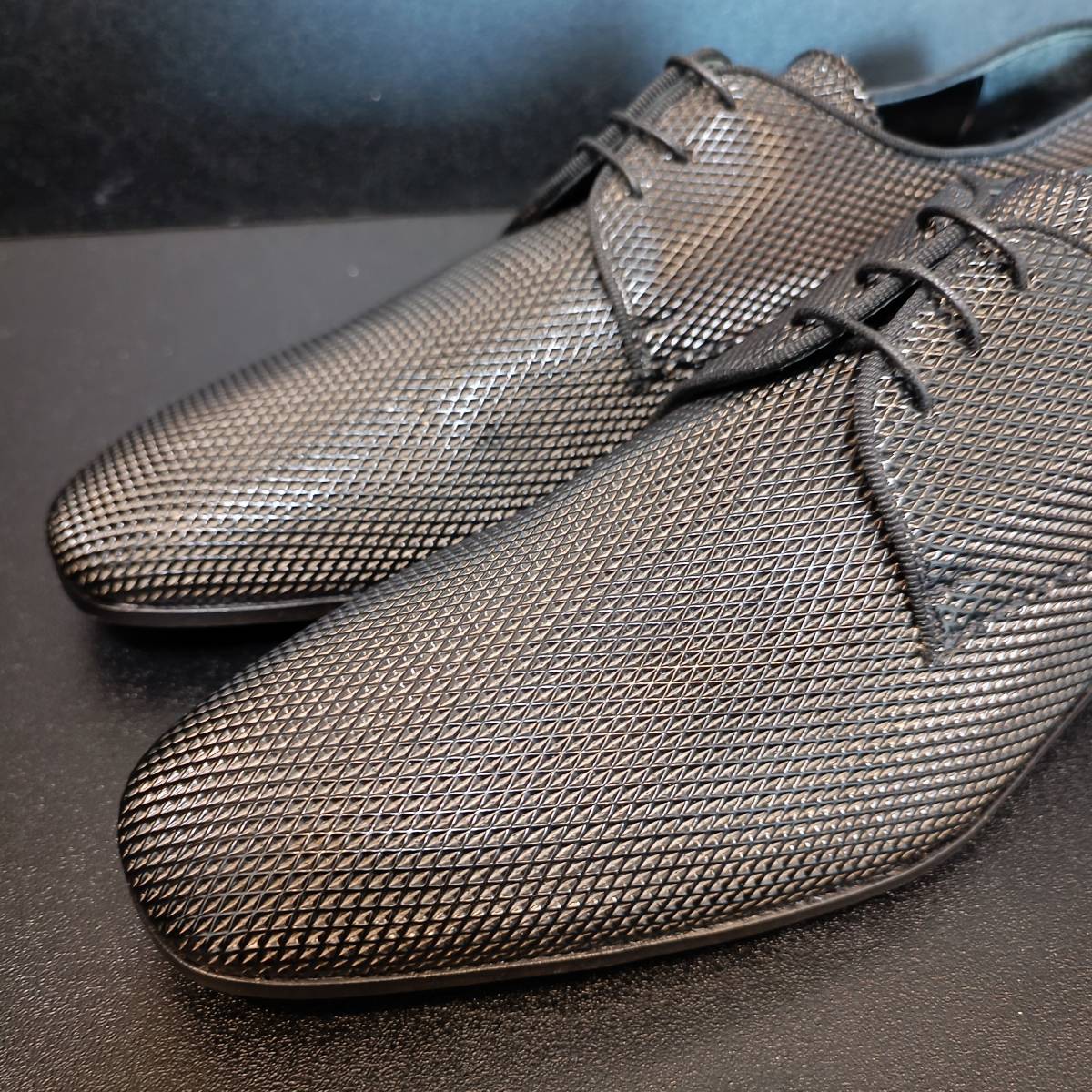 プレミアータ（PREMIATA） イタリア製革靴 黒 UK8_画像6