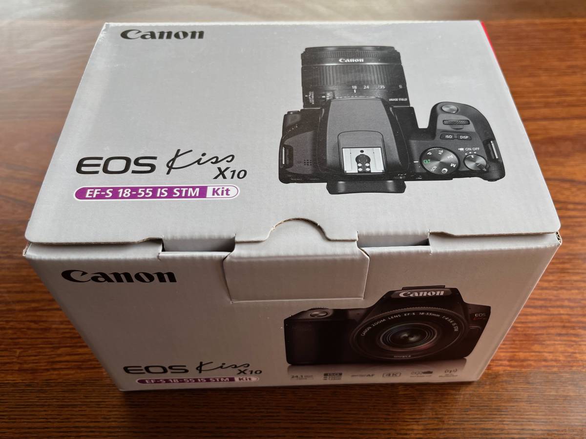 Canon キャノン デジタル一眼レフカメラ EOS Kiss X10 標準ズームキット ブラック KISSX10BK-1855ISSTMLK　送料無料 新品未使用