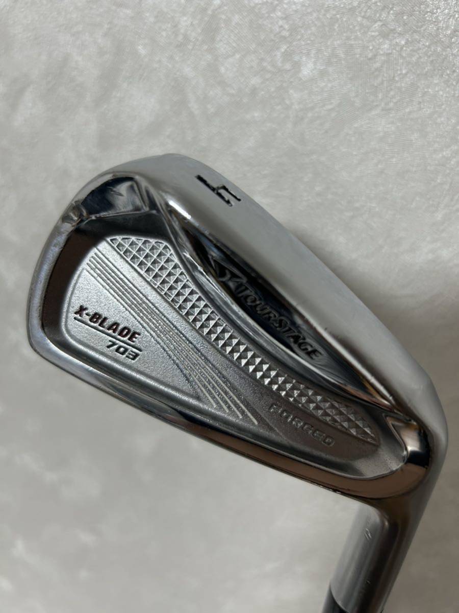 X-BLADE 703 FORGED 4番アイアン　NS950GH WEIGHT FLOW Sフレックス　ブリヂストン 管理番号12099_画像1