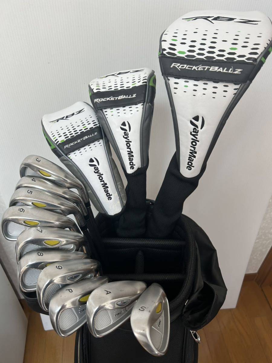 爆飛び白ヘッド テーラーメイド RBZセット Rフレックス 13本 爆飛び白ヘッド テーラーメイド RBZセット Rフレックス 13本