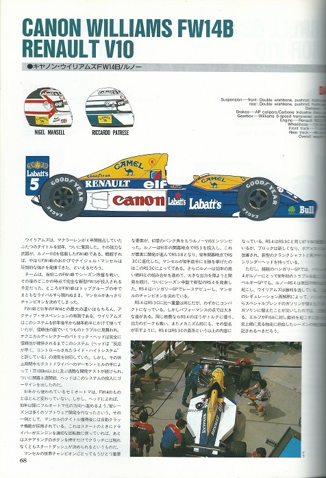 F1GP〈’92‐’93〉GPX総集編/ホンダ第2期撤退/片山右京/鈴木亜久里／ヤマハ/セナ/マンセル/シューマッハー/ベルガー/ハッキネン/アレジ_画像6