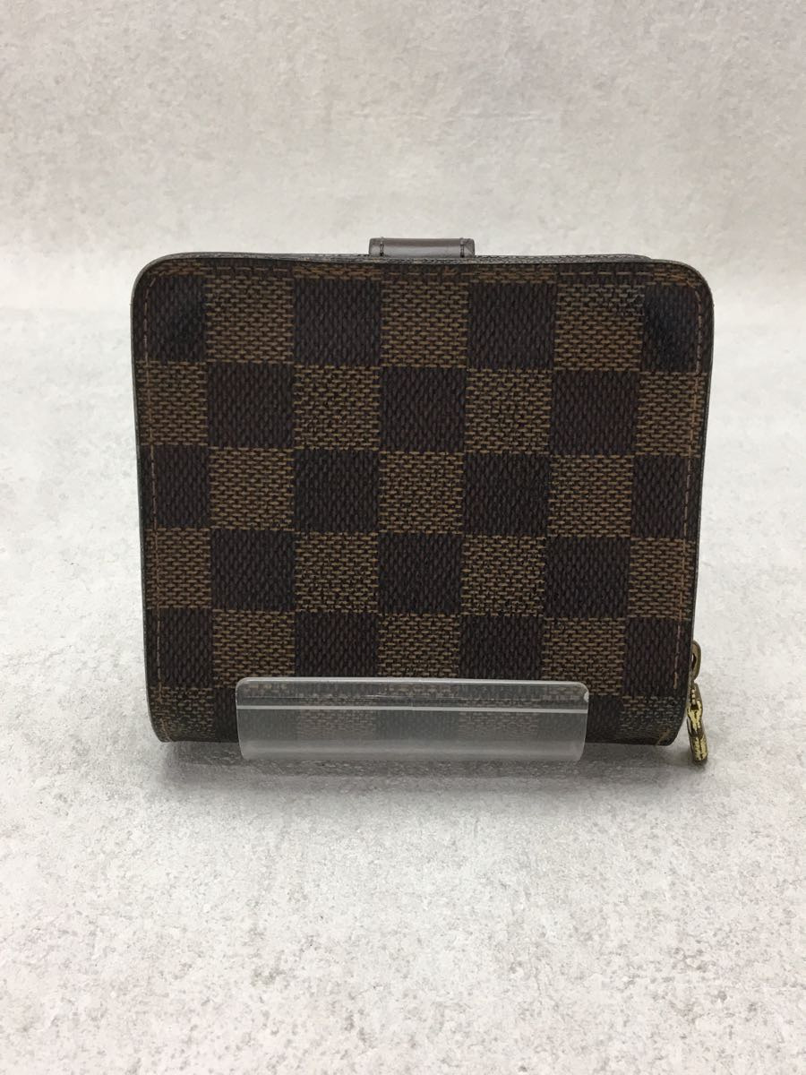 破格値下げ】 LOUIS VUITTON◇M61668/コンパクトジップ_ダミエ・エベヌ