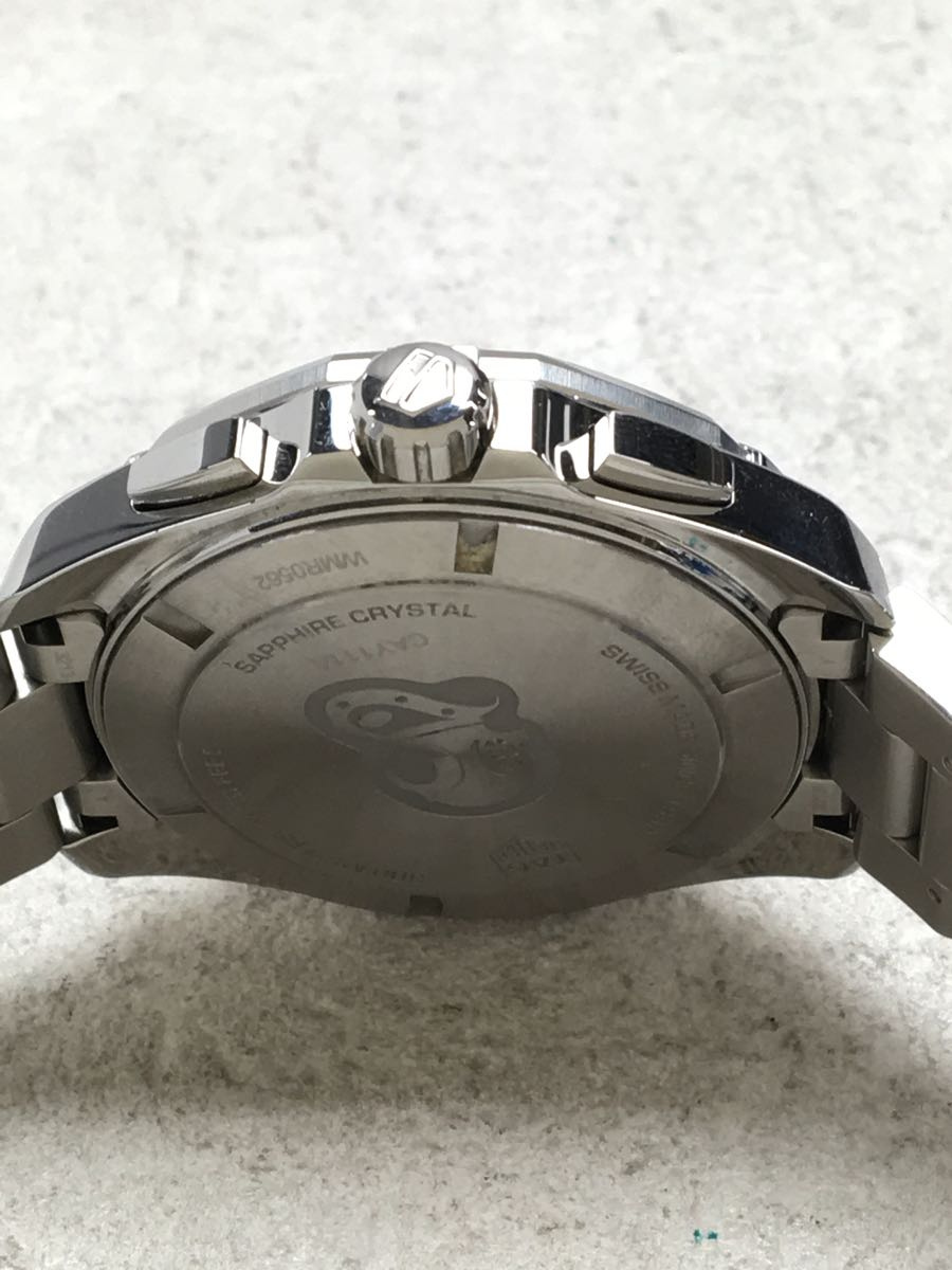 TAGHeuer◆クォーツ腕時計・アクアレーサー300Mクロノグラフアルミニウムベゼル43MM/アナログ//クロノグラフ ダイバーズ AQUARACER_画像3