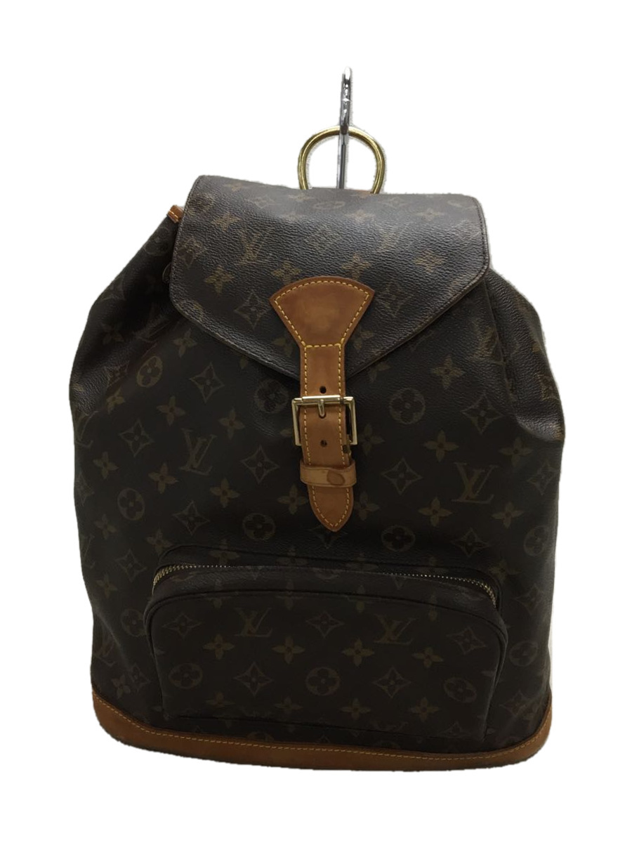 LOUIS VUITTON◆モンスリ_モノグラム/M51135/リュック/ルイヴィトン_画像1